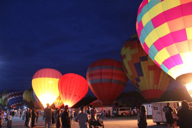 FireLake Fireflight Balloon Festival - Aug. 9 Balloon Glow