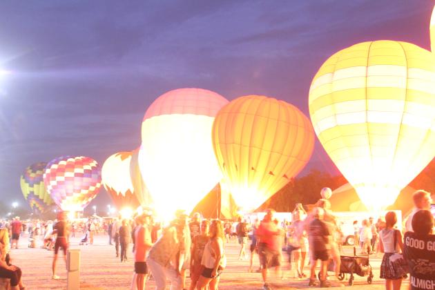 FireLake Fireflight Balloon Festival - Aug. 9 Balloon Glow
