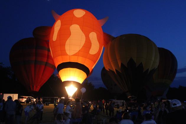 FireLake Fireflight Balloon Festival - Aug. 10 Balloon Glow