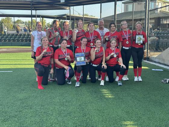 The Macomb Lady Hornets won the Runner-Up trophy for the Little River Conference High School Fastpitch Tournament, held at FireLake Ball Fields, Aug. 15-17. On Aug. 16, the Lady Hornets beat New Lima, 8-2. Then, on Aug. 17, they won against Earlsboro, 8-3; lost to Moss, 2-12; won with Mason, 13-5, and Strother, 7-6 in overtime; and finally, fell in a second game with Moss, 0-10. Photo provided.