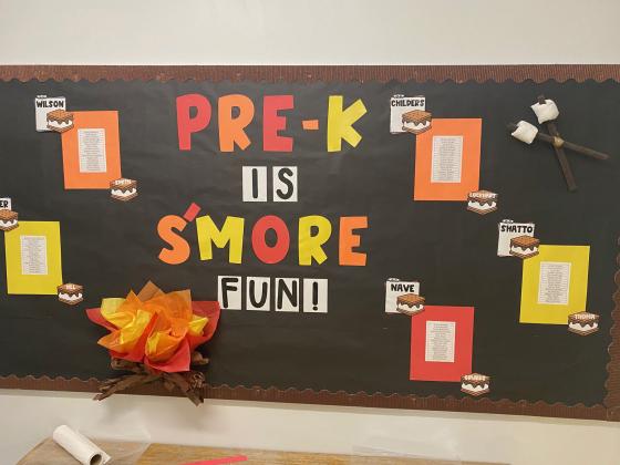 It looks like Pre-K is in for a treat this year with their creative teachers at Tecumseh Early Childhood Center.  The entire school has been transformed into the camping theme... and it's awesome!  Countywide &amp; Sun/Julie Talton