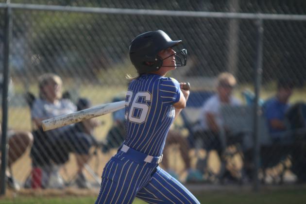 Bethel sophomore Bailey Tucker hits a homerun during a double header home game with Community Christian School on Sept. 19. The Lady Wildcats won both games: 8-4 and 8-3. Countywide &amp; Sun/Natasha Dunagan
