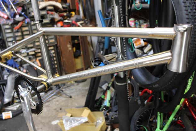 The Rodney Cooper Bike is partially done.