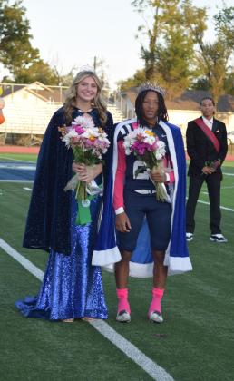 Jordan Tash (volleyball) &amp; Deetrick Beavers (football) were crowned Queen and King of Shawnee High School Fall Homecoming on Oct. 18th. The Wolves beat Durant 28-7. Countywide &amp; Sun/Julie Talton