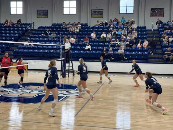 The Shawnee Lady Wolves Volleyball Team hosted their OSSAA Class 5A Regional Volleyball Tournament on Oct. 14 for the first time since 2016, according to their Facebook post. Shawnee played East Central and won, 3-0 (25-9, 25-9, 25-11). Then, they beat Coweta, 3-2 (25-23, 23-25, 26-28, 25-21, 16-14), to win regionals and move on to the state competition. The Lady Wolves will take on Mount Saint Mary at Moore High School on Oct. 24 at 9:30 am. Photo provided by Amanda Johnson.