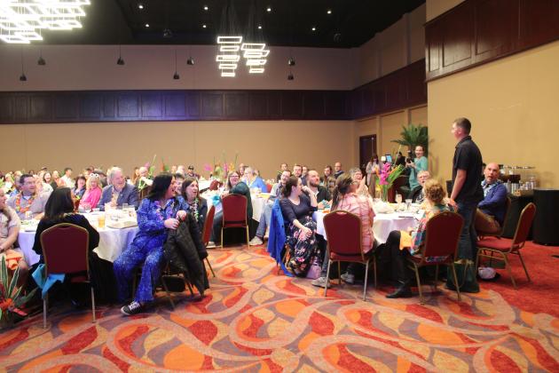 During the Tecumseh Chamber of Commerce Annual Meeting &amp; Awards Banquet on Nov. 21, the audience sang "Happy Birthday" to Harrison Kinsey for his 16th birthday. Countywide &amp; Sun/Natasha Dunagan