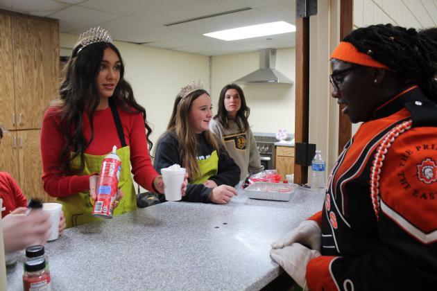 Hot cocoa for the Douglass Marching Band