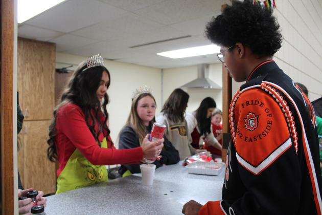 Hot cocoa for the Douglass Marching Band
