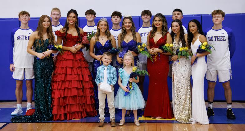 Bethel High School held their Basketball Homecoming Ceremony on Jan. 17 and crowned senior Kinsley Clanin as Homecoming Queen. See full cutline below.