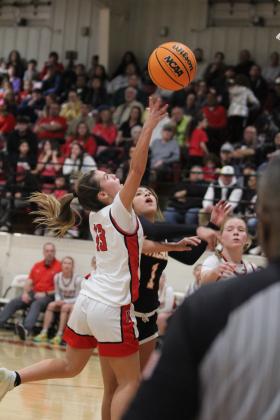 Payton Gentry draws the foul.