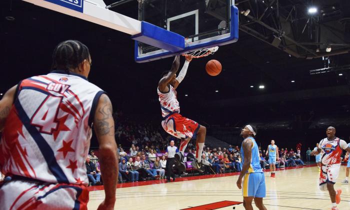 Ricky Artis II slams one in with an assist from Chuck Guy in the season home opener; Guy is the first to net 1000 career assists in the league. The Potawatomi Fire is living up to their name with a 2-0 start to the season. Catch them at home Mar. 14 at 7 pm.