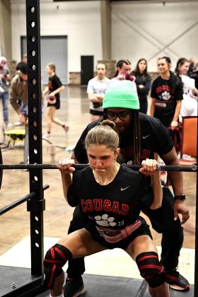 NRC Lady Cougars Powerlifting