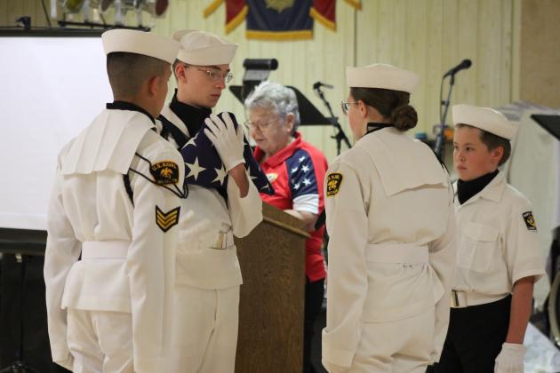 Flag Folding Ceremony