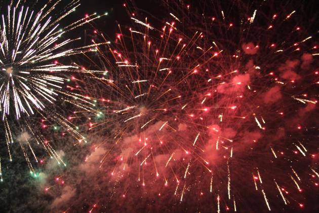 The FireLake Casino fireworks display culminates in a finale celebrating Independence Day on July 3. In the Shawnee area,  there were also fireworks exploding over Kickapoo Casino on July 2 and the Grand Casino Hotel and Resort on July 4.