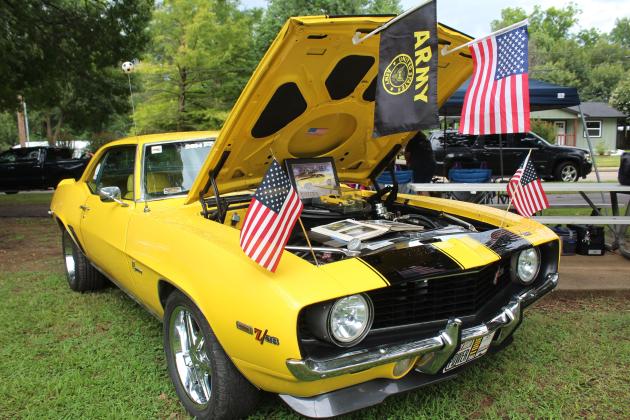 This 1969 Chevy Camaro is owned by Shawnee native David Fischer, who now lives in Denton, TX, but has returned to his home town for the Knights Auto Club Car Show for more years than he can remember. In its 38th year, the event featured 203 entries and 11 club cars said Lisa Schultz with the Knights in an email.