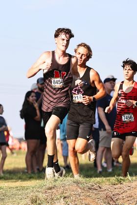 On Sept. 13, NRC hosted a Pre-State Cross Country meet. Raiden Simmons finished 17th out of 228 runners at the Sept. 13th Cross Country meet hosted by North Rock Creek. The boys 4A race comprised of 19 teams, and NRC finished in 9th place.