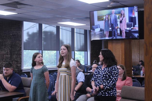 Molly Newsom speaks about National History Day.