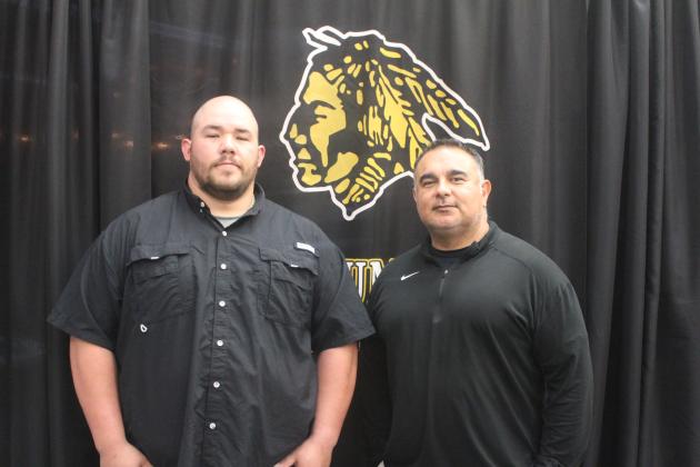 Defensive Coordinator Mike Montano &amp; Head Coach Randon Lowe