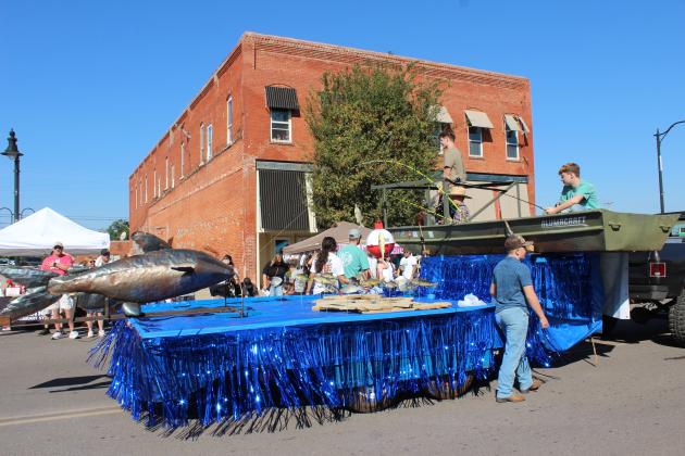 Tena's She Shed and Bobby's Bait, which were represented by two floats, won the Business division and Overall Runner-Up for the Frontier Days Parade on Sept. 27.