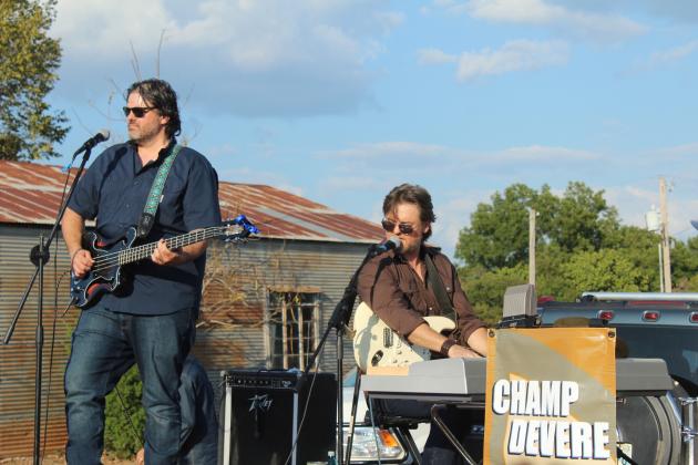 The Champ Devere band plays "Shake, Rattle and Roll" by Bill Haley and His Comets during Macomb Trade Days on Sept. 25. There was also a cornhole tournament benefitting Macomb Athletics, snow cones, inflatables and several vendor and organization booths. Natasha Dunagan, Countywide &amp; Sun