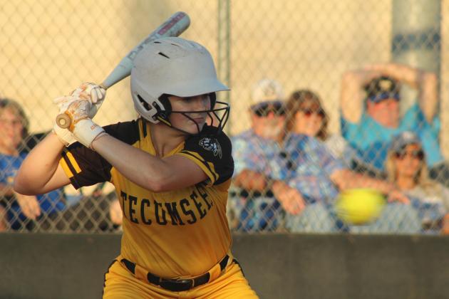 Tecumseh junior Josie Walker keeps her focus on the ball during the home game against Bethel on Sept. 23.