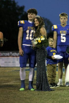 At the Bethel High School Fall Homecoming on Oct. 31, Lilly Jordan was crowned Queen, and she was escorted by Luke Quinter.
