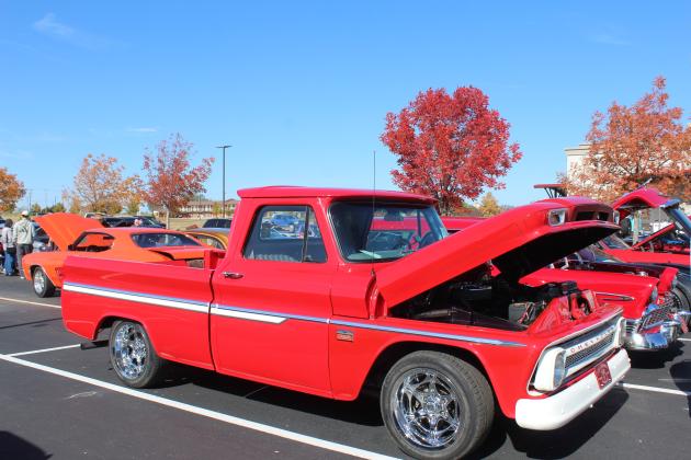 A 1966 C-10 truck owned by Randy Schultz of Shawnee was one of the 66 entries in the First Annual Driven for Justice Car Show, held at Life. Church in Shawnee on Nov. 8. The car show raised more than $5,000 for the Child Advocacy Center of Central Oklahoma. Natasha Dunagan, Countywide &amp; Sun