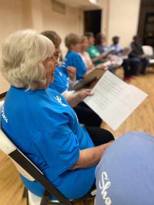 Retired school teaher, Regina McAfee is a member of the Peace and Praise Choir.
