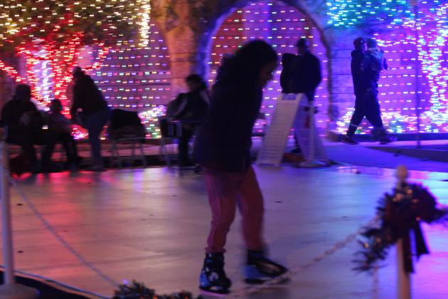 Ice Skating in a Winter Wonderland