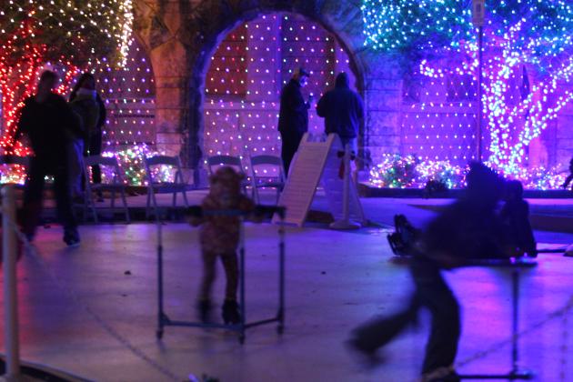 Ice Skating in a Winter Wonderland