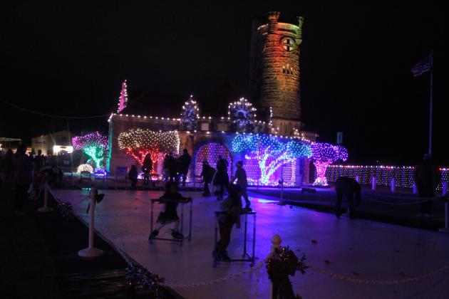 Ice Skating in a Winter Wonderland