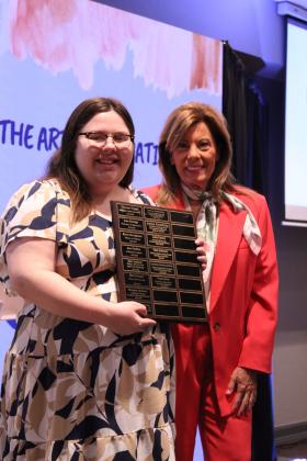 Teacher grants are presented.