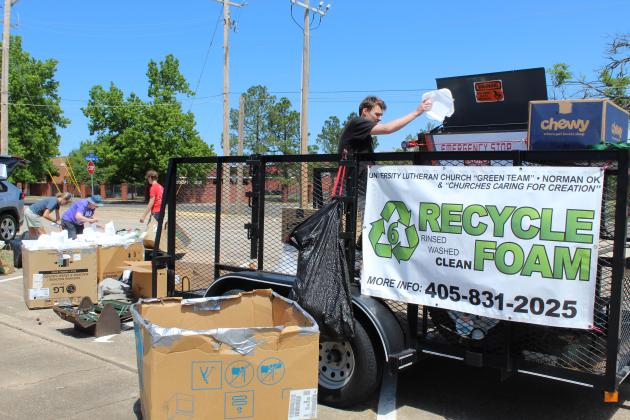 Styrofoam Recycling at Shawnee Public Library