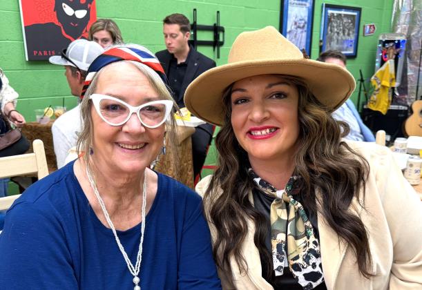 Suzie Campbell and daughter KC Campbell graciously modeled in the Rags 2 Runway Thrifted Fashion Show held at spOKeLAHOMA on April 25.  The event raised over $1000 for Project: SAFE. Photos by Julie Talton, Countywide &amp; Sun