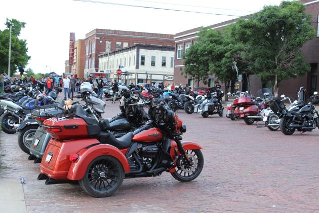 Motorcyles, trikes, vendor booths and food trucks could be found lining Bell Avenue in Downtown Shawnee for "Rides and Rods" on June 18. There were also 20 to 30 hotrods on Main Street, according to the "Rides &amp; Rods Shawnee Oklahoma" Facebook page. This event happens on the third Thursday each month, April through October. Photos by Natasha Dunagan, Countywide &amp; Sun