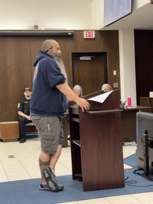 Public Speaker - Rob Morris - Photo by Julie Talton, Countywide &amp; Sun