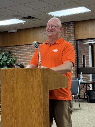 Fire Chief Rhett Banks was available for council questions regarding his quarterly report.