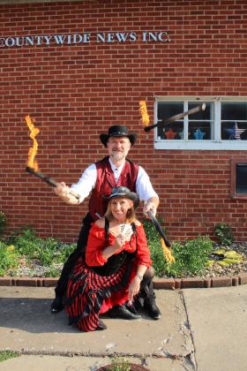 Creative Magic Productions, LLC, are nationally recognized entertainers and retired area educators "Jack Spade" (Jeff Hames) and "Annie Heart" (Valarie Hames), of Bethel.
