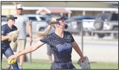 Bethel’s Taylor Boles pitches in the game at Dale on August 31st. The Lady Pirates stole the game with a 12-0 win over the Lady Wildcats