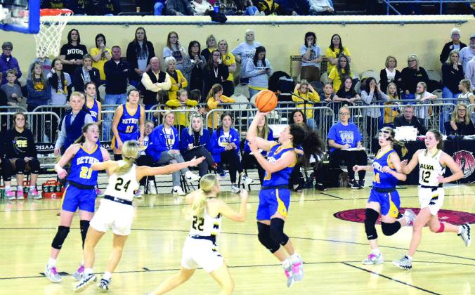 Parker Stevenson adds two to the board in the State Quarter-finals agains Alva, to help squash the Lady Bugs. Countywide &amp;amp; Sun/Julie Talton