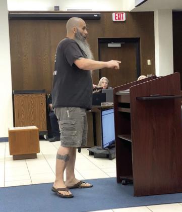 Rob Morris spoke during public comments and again to state he was against the proposed conditional use permit being requested by the Cannons.