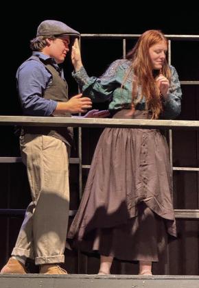 Jack (Cooper Lincoln) and Katherine (Maya Corley) try to fight the chemistry growing between them.