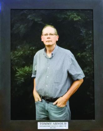 The Thomas Arnold Conference Room, located inside the Pottawatomie County Administration Building is where the photo above (taken by Rachel Cleere Photography) will hang in honor of Arnold and his many years of service to Pottawatomie County.