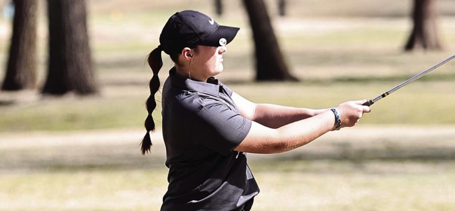 North Rock Creek's Robyn Click finished fourth in the tournament. Photo courtesy of Gowin Photography