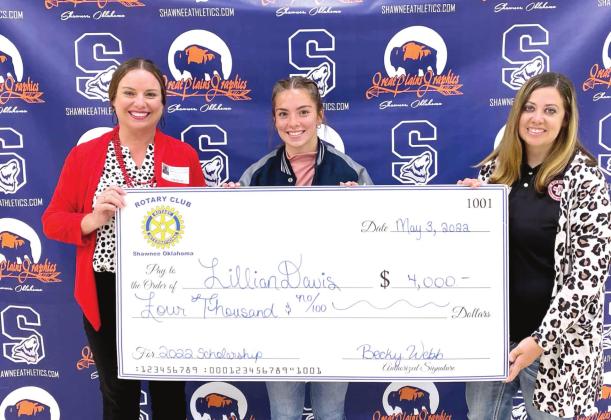 Shawnee Rotary Club Awards $4,000 Scholarship