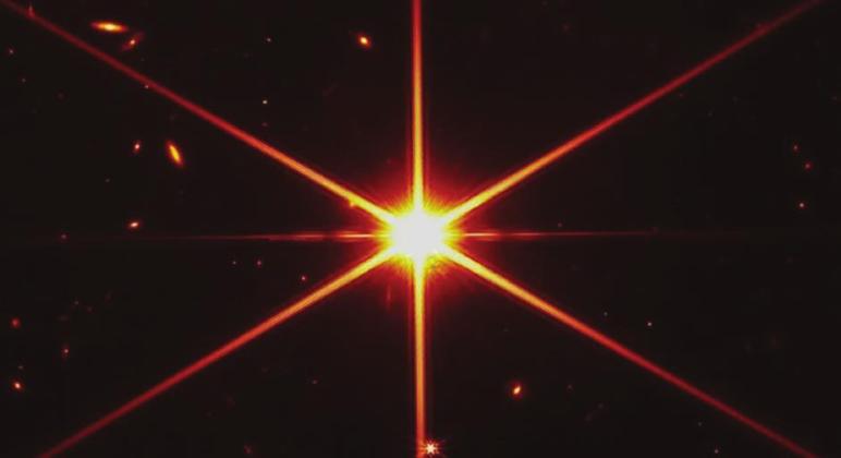 NASA has released the first image taken by the JWST since having the mirrors adequately aligned. Photo courtesy of NASA