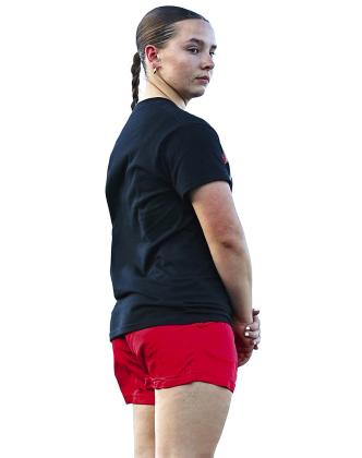 Makayla Rudek is this year's Pride of North Rock Creek Drum Major, debuing at the Aug. 14 Cougar Kick-off event.