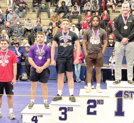 On March 11, Tecumseh's Tucker Smith placed third in the 198 class at the State Powerlifting Meet.