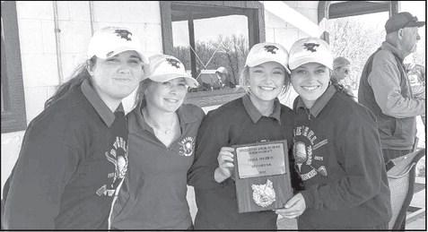 Pictured from left: Faith Wilkerson, Lakin Davis, Presley McClintock and Larron Morris Photo provided