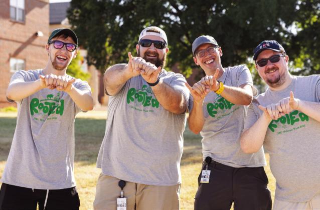 New students are greeted during Welcome Week, a campus tradition that begins with Move-In Day and builds community from the very first moments on Bison Hill.